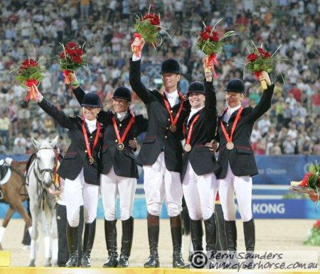 Bronze Medal winners the team from Great Britain