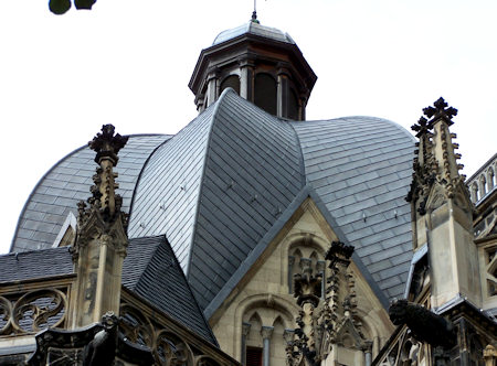 The intricate and ornate buildi...